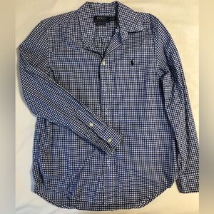 Ralph lauren. Boys. Button down shirt. Used. Good condition.
